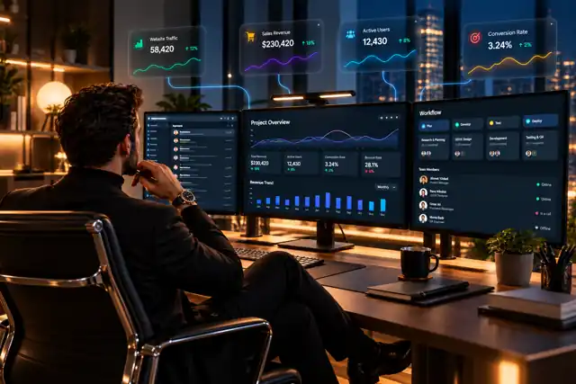 محطة عمل واقعية لإدارة النمو الرقمي والتسويق والأتمتة