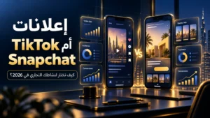 إعلانات TikTok أم Snapchat في 2026: كيف تختار لنشاطك التجاري؟ | تميّز